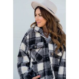 Love Tree Plaid Jacket